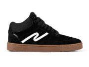 Tenis Nucleo Hybrid Mid - Negro/Goma (Logo Blanco)