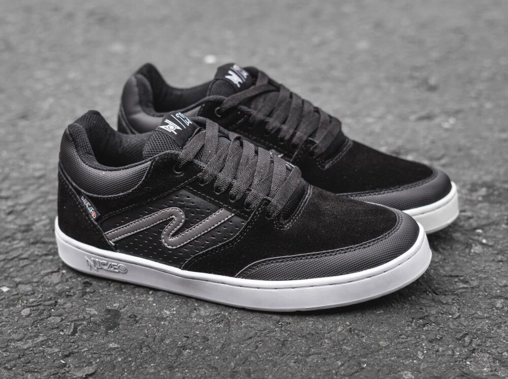Tenis Nucleo Hybrid Low - Negro/Cuero/Blanco (Punta Diamante) - Image 2