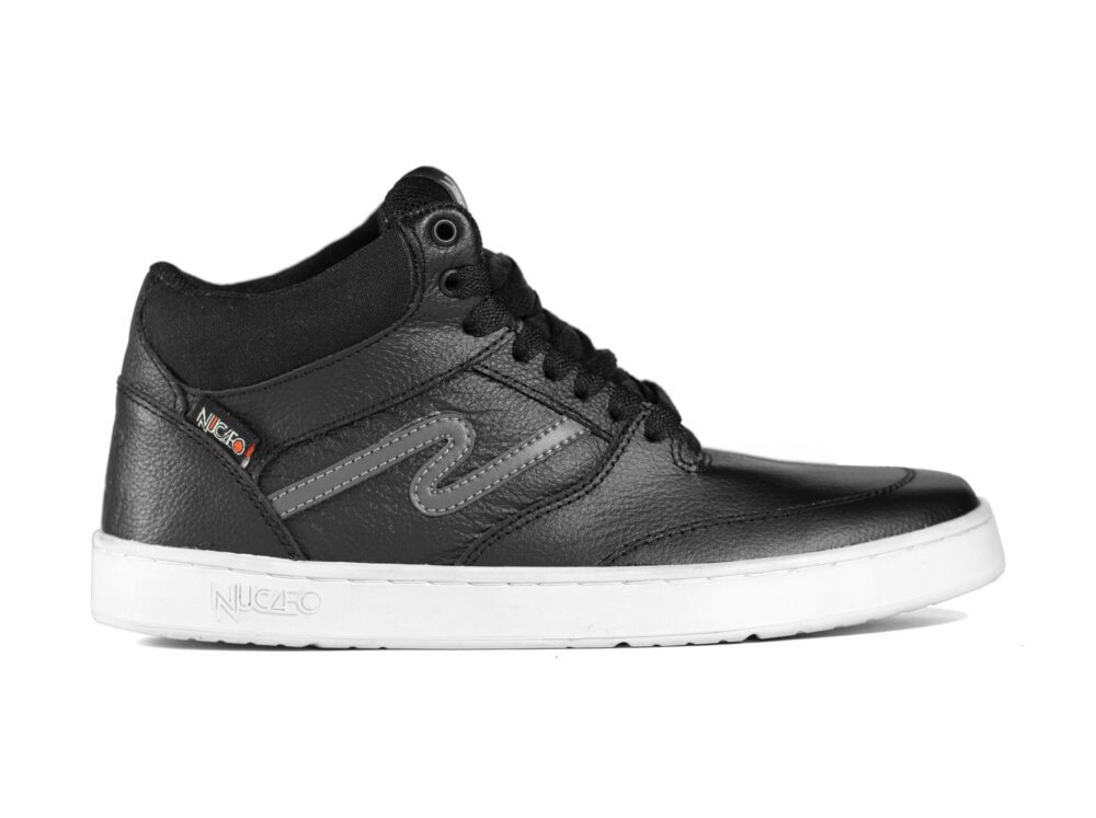 Tenis Nucleo Hybrid Mid - Negro/Blanco (Full Cuero)