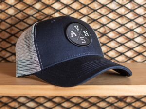 Gorra Vans Bones Curva - Azul/Blanco Malla