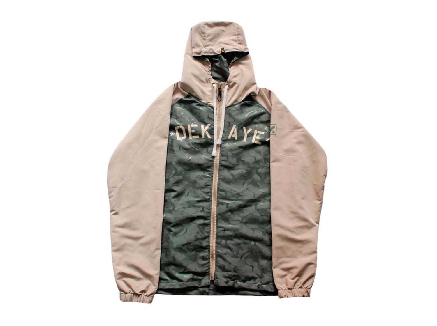 Rompevientos DKY Hood - Verde Camo / Beige