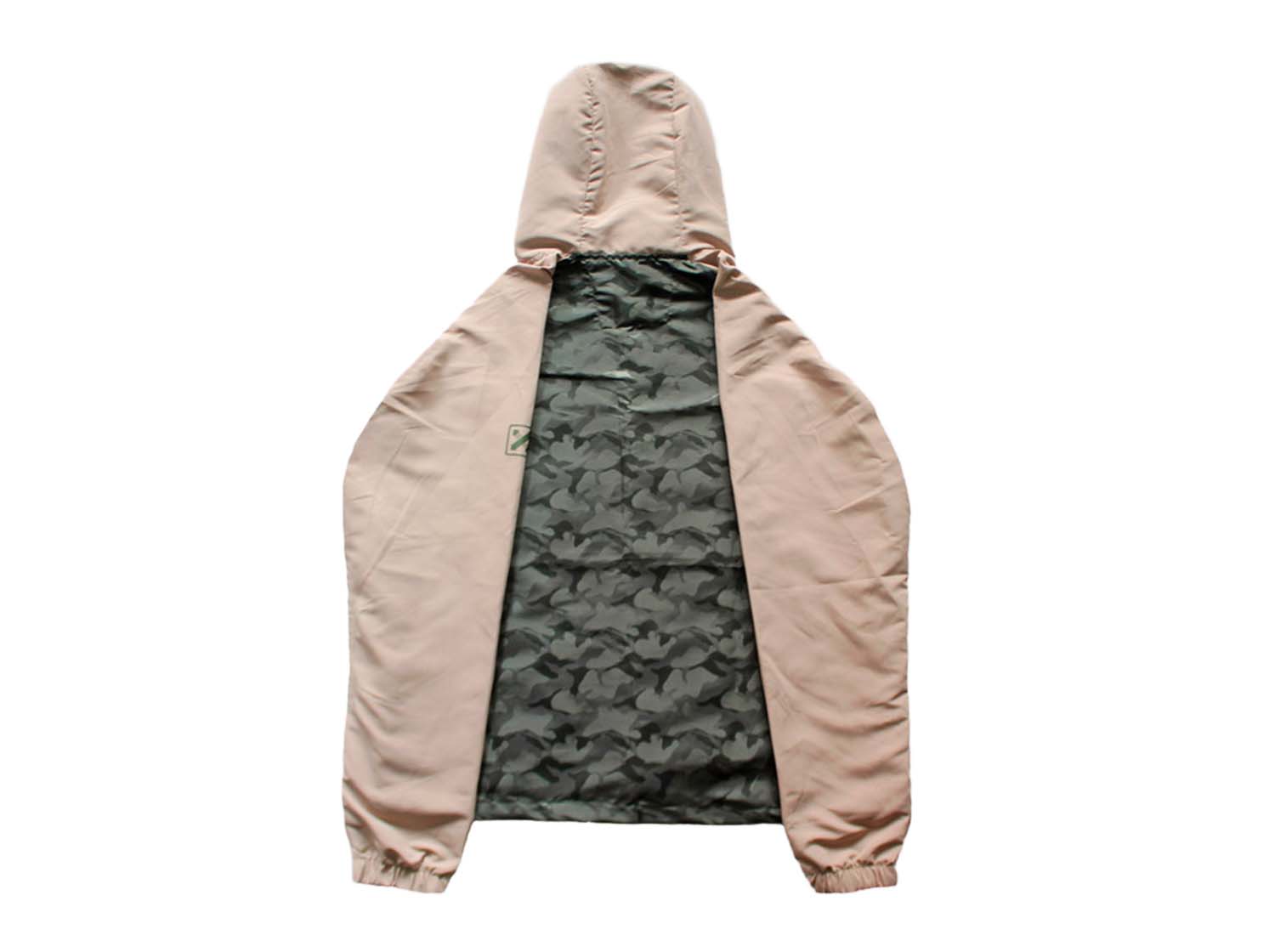 Rompevientos DKY Hood - Verde Camo / Beige - Image 2