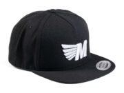 Gorra Plana Mutanty Wings - Negro